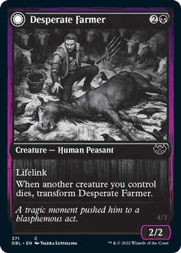 Desperate Farmer // Depraved Harvester [Innistrad: Double Feature] | Arkham Games and Comics