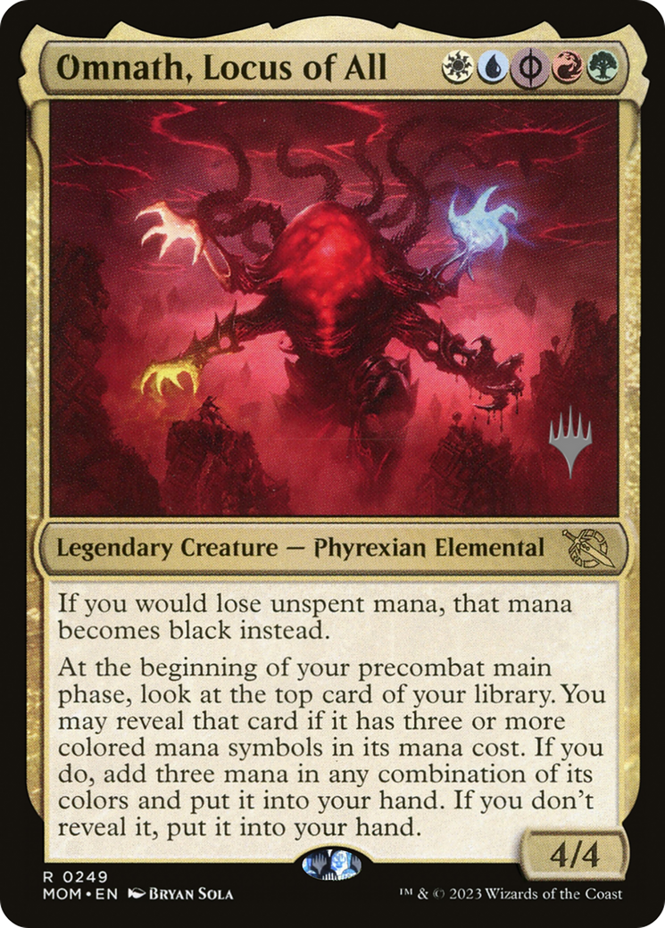 Omnath, Locus of All (Promo Pack) [March of the Machine Promos] | Arkham Games and Comics