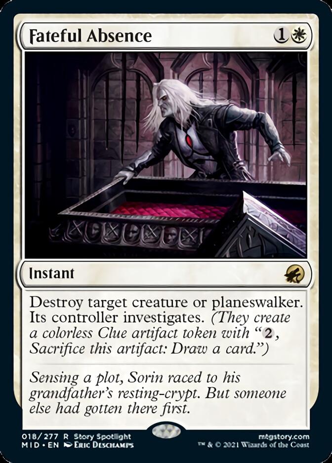 Fateful Absence [Innistrad: Midnight Hunt] | Arkham Games and Comics