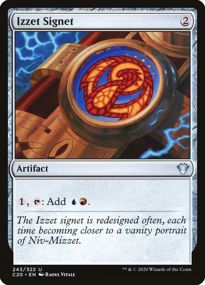 Izzet Signet [Commander 2020] | Arkham Games and Comics