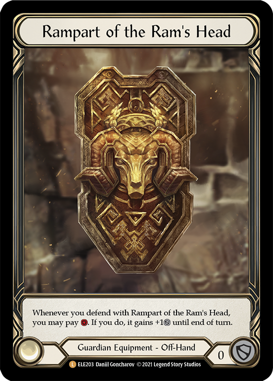 Rampart of the Ram's Head [ELE203] (Tales of Aria)  1st Edition Cold Foil | Arkham Games and Comics