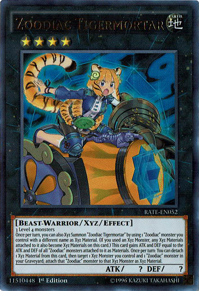 Zoodiac Tigermortar [RATE-EN052] Ultra Rare | Arkham Games and Comics