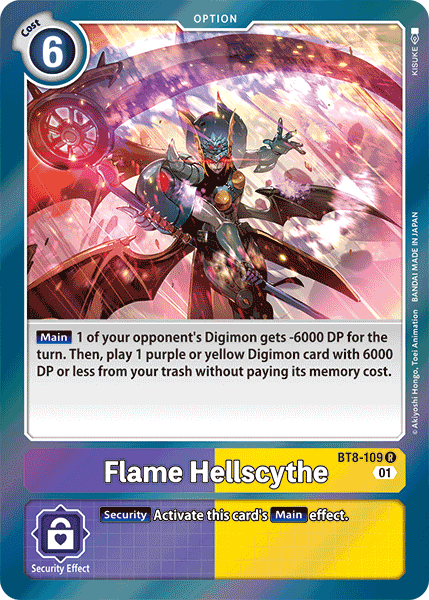 Flame Hellscythe [BT8-109] [New Awakening] | Arkham Games and Comics