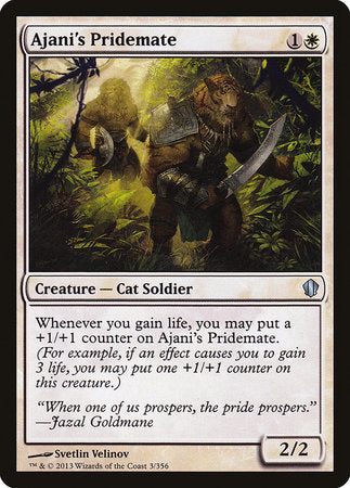 Ajani's Pridemate [Commander 2013] | Arkham Games and Comics