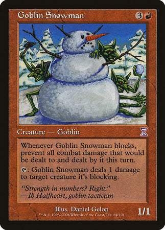 Goblin Snowman [Time Spiral Timeshifted] | Arkham Games and Comics