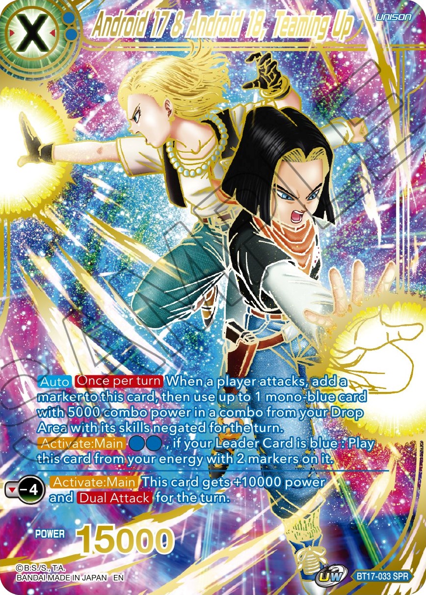 Android 17 & Android 18, Teaming Up (SPR) (BT17-033) [Ultimate Squad] | Arkham Games and Comics
