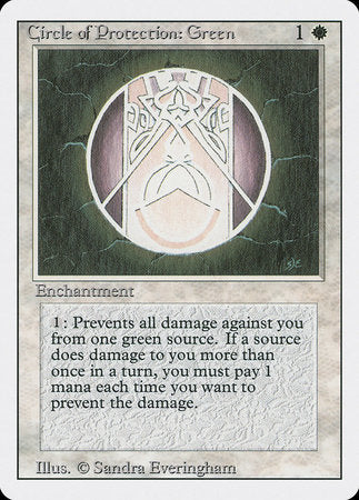 Circle of Protection: Green [Revised Edition] | Arkham Games and Comics