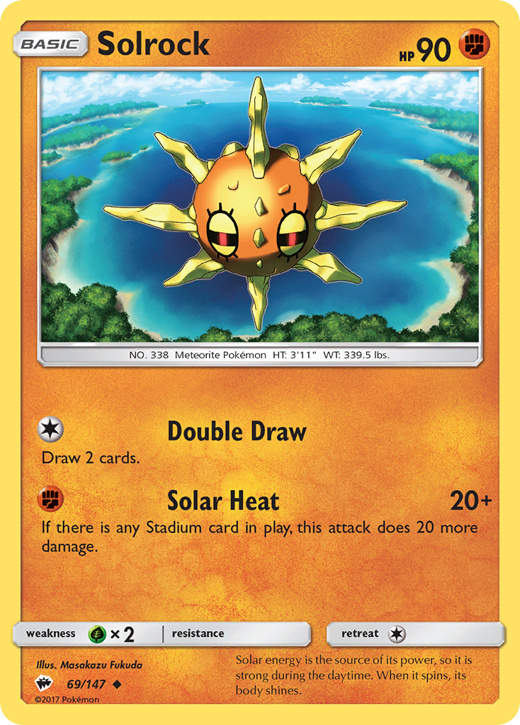 Solrock (69/147) [Sun & Moon: Burning Shadows] | Arkham Games and Comics