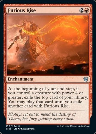 Furious Rise [Theros Beyond Death] | Arkham Games and Comics