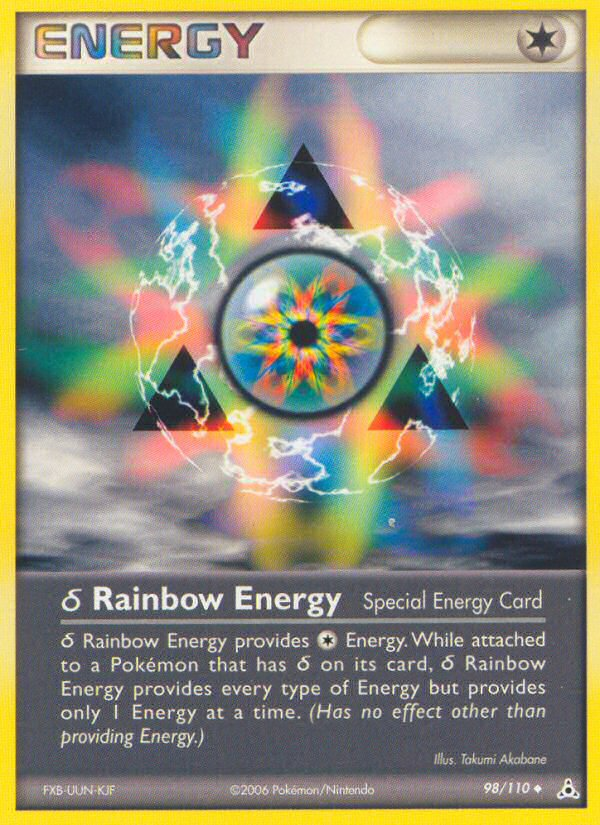 Rainbow Energy (98/110) (Delta Species) [EX: Holon Phantoms] | Arkham Games and Comics