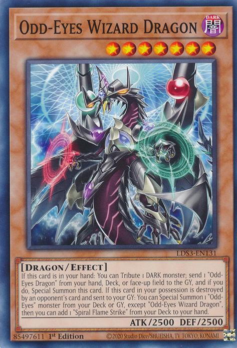 Odd-Eyes Wizard Dragon [LDS3-EN131] Common | Arkham Games and Comics