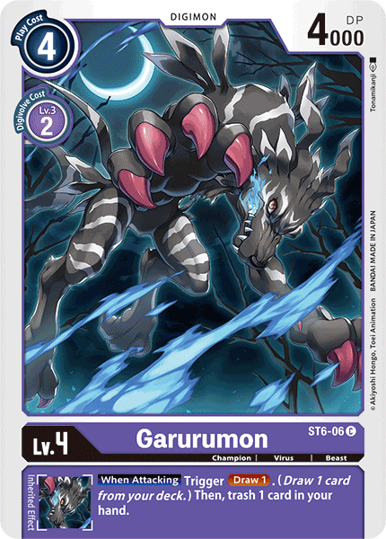 Garurumon [ST6-06] [Starter Deck: Venomous Violet] | Arkham Games and Comics