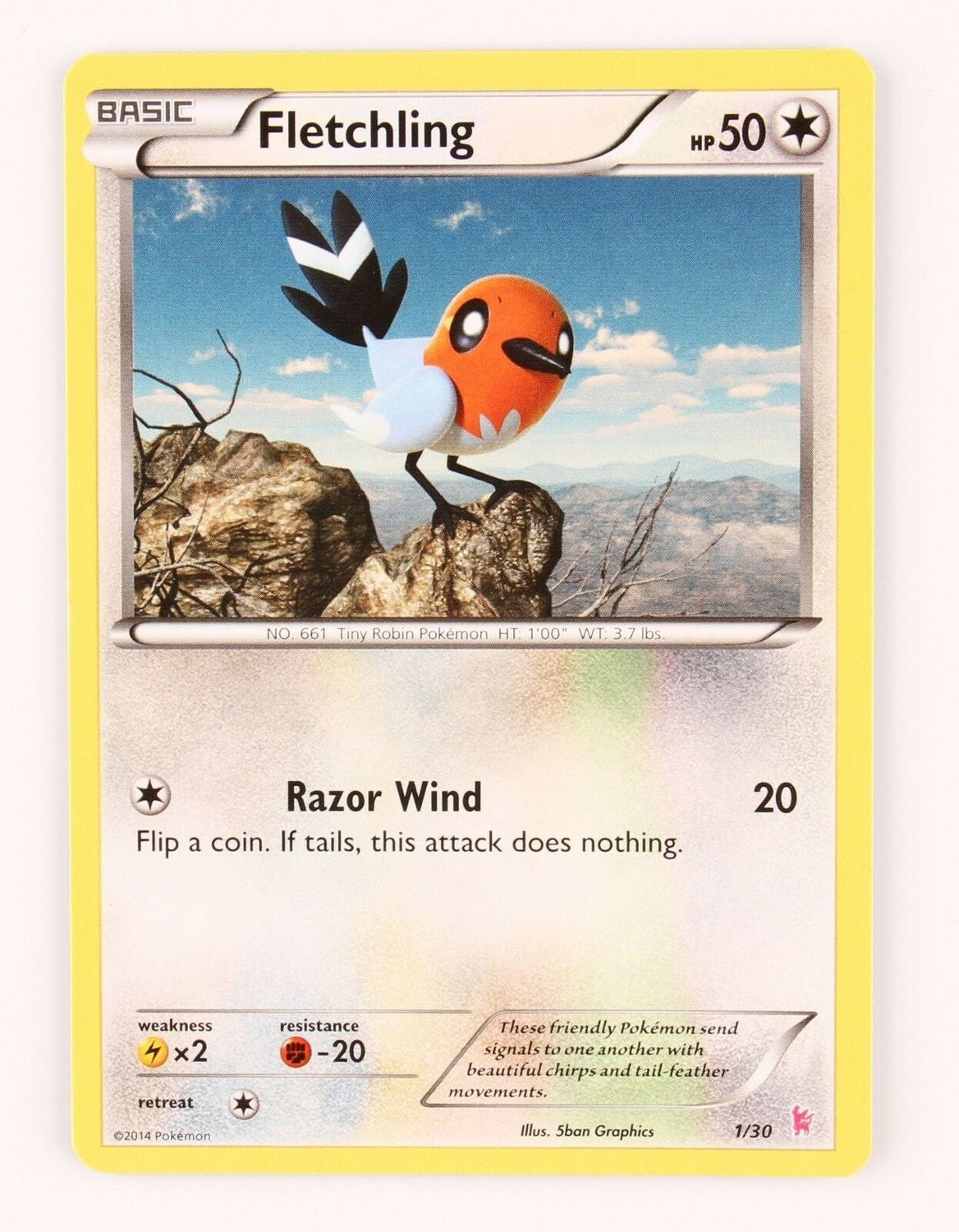 Fletchling (1/30) [XY: Trainer Kit - Sylveon] | Arkham Games and Comics