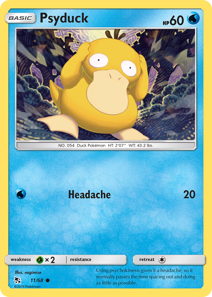 Psyduck (11/68) [Sun & Moon: Hidden Fates] | Arkham Games and Comics