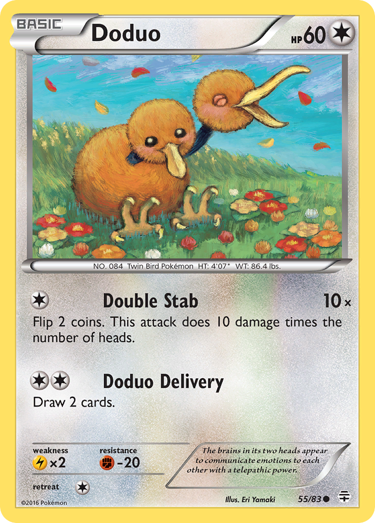 Doduo (55/83) [XY: Generations] | Arkham Games and Comics