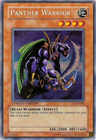 Panther Warrior [CT2-EN006] Secret Rare | Arkham Games and Comics