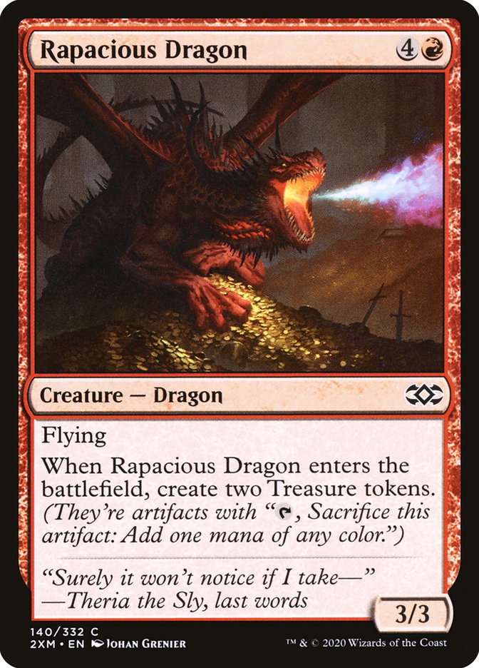 Rapacious Dragon [Double Masters] | Arkham Games and Comics