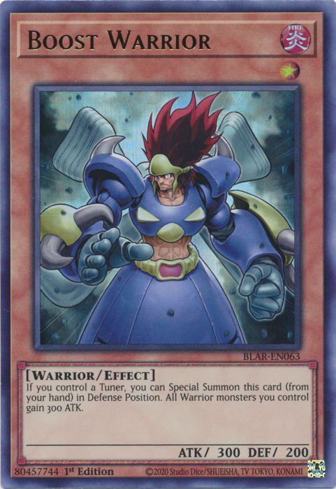 Boost Warrior [BLAR-EN063] Ultra Rare | Arkham Games and Comics