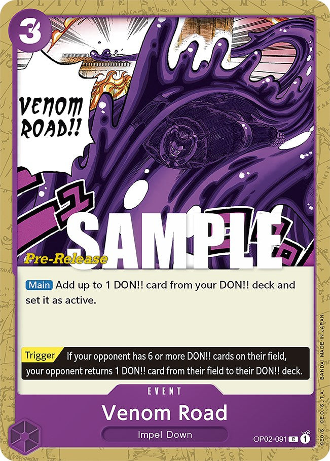 Venom Road [Paramount War Pre-Release Cards] | Arkham Games and Comics