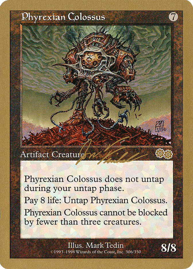 Phyrexian Colossus (Jon Finkel) [World Championship Decks 2000] | Arkham Games and Comics