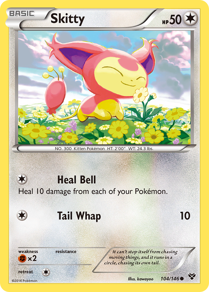 Skitty (104/146) [XY: Base Set] | Arkham Games and Comics