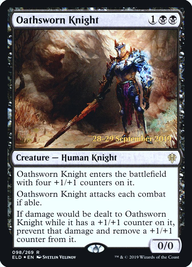 Oathsworn Knight  [Throne of Eldraine Prerelease Promos] | Arkham Games and Comics