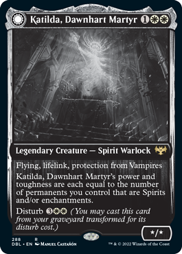 Katilda, Dawnhart Martyr // Katilda's Rising Dawn [Innistrad: Double Feature] | Arkham Games and Comics