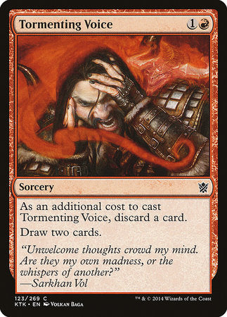 Tormenting Voice [Khans of Tarkir] | Arkham Games and Comics