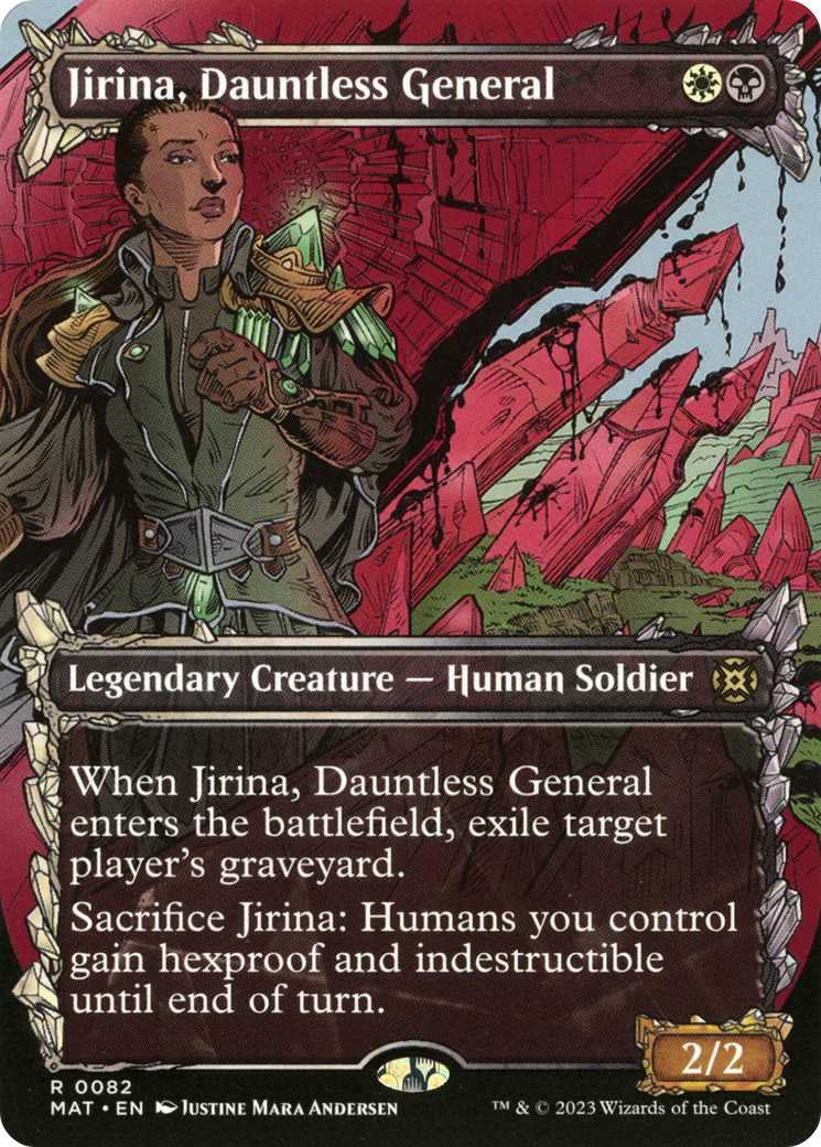 Jirina, Dauntless General (Showcase) [March of the Machine: The Aftermath] | Arkham Games and Comics