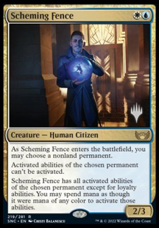 Scheming Fence (Promo Pack) [Streets of New Capenna Promos] | Arkham Games and Comics