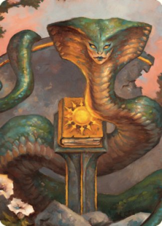 Guardian Naga Art Card [Commander Legends: Battle for Baldur's Gate Art Series] | Arkham Games and Comics