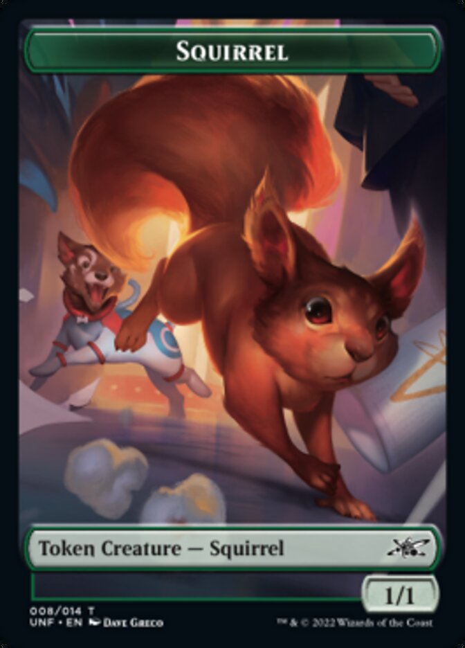 Squirrel Token [Unfinity Tokens] | Arkham Games and Comics