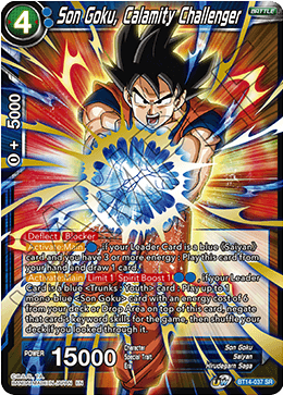 Son Goku, Calamity Challenger (BT14-037) [Cross Spirits] | Arkham Games and Comics