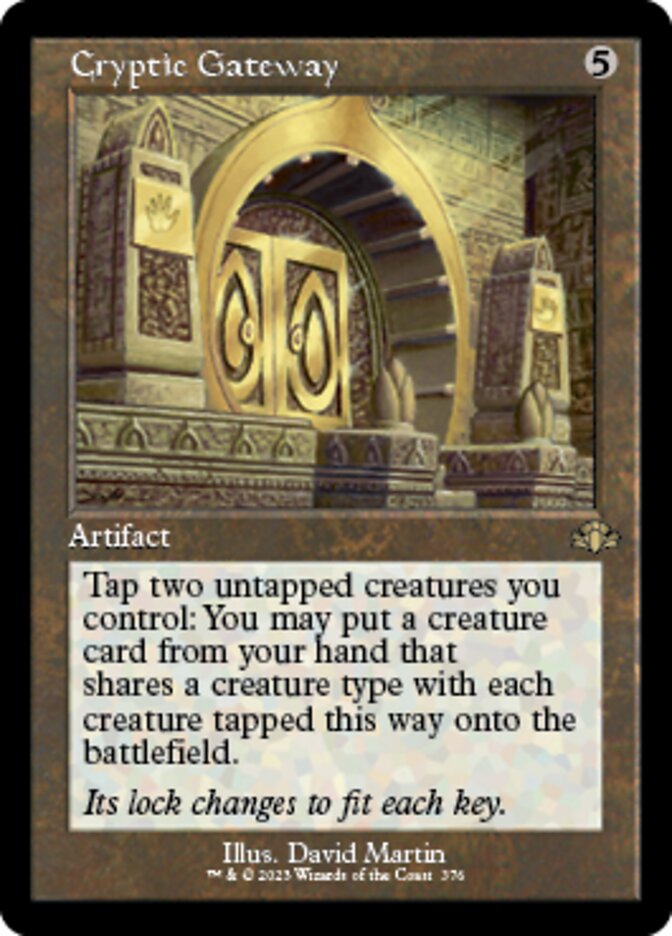 Cryptic Gateway (Retro) [Dominaria Remastered] | Arkham Games and Comics