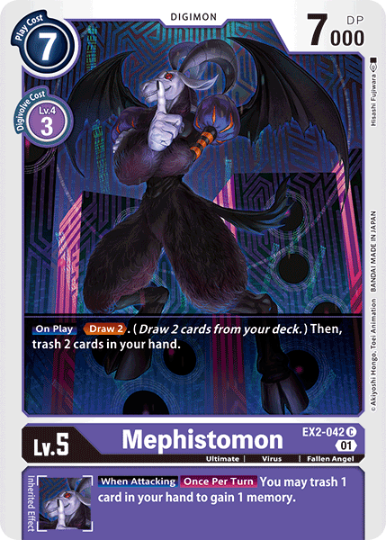 Mephistomon [EX2-042] [Digital Hazard] | Arkham Games and Comics