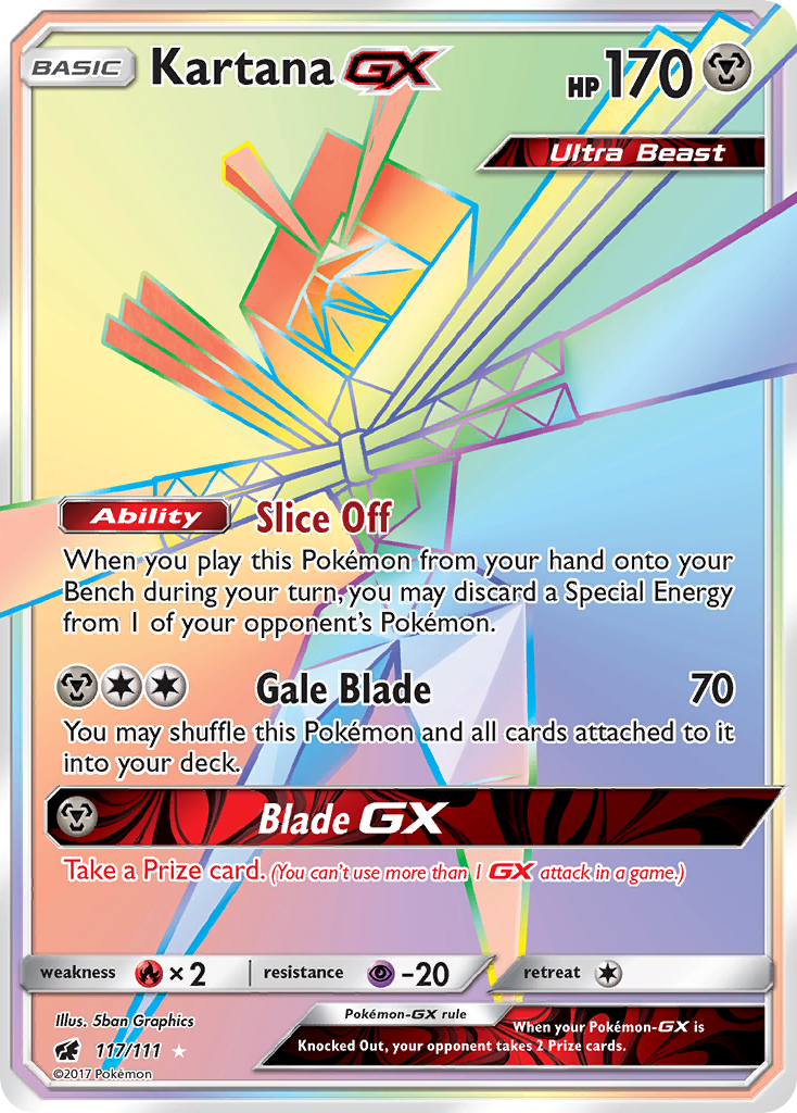 Kartana GX (117/111) [Sun & Moon: Crimson Invasion] | Arkham Games and Comics