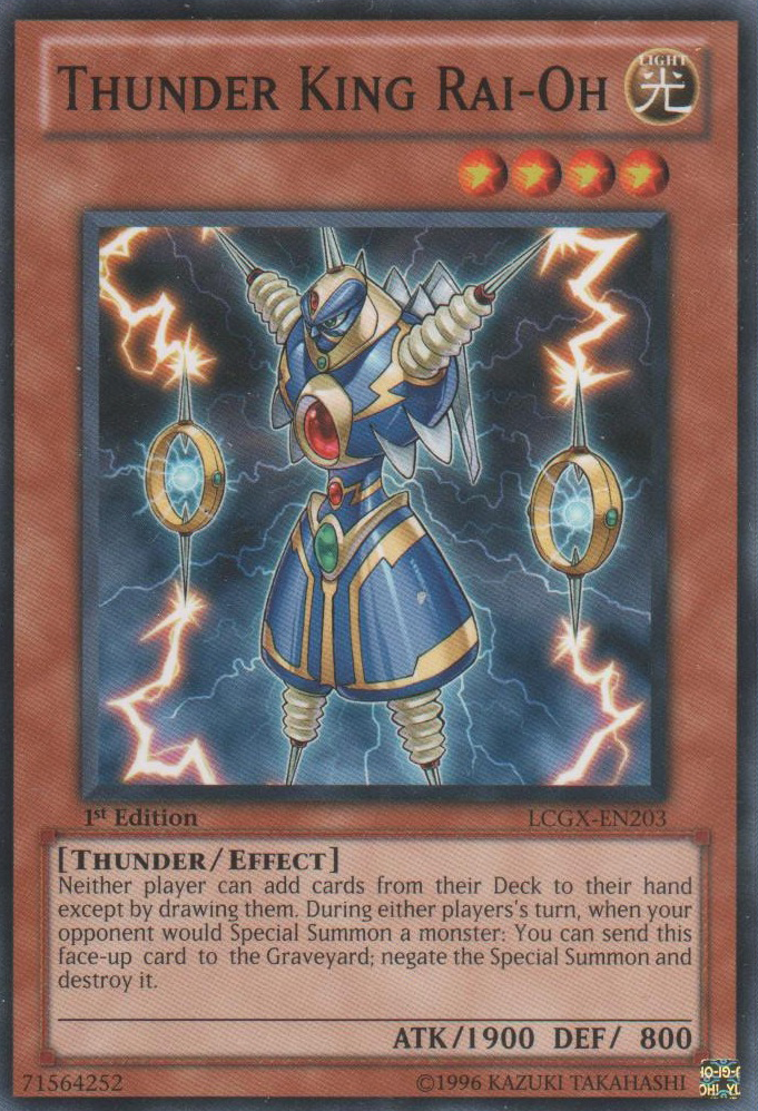 Thunder King Rai-Oh [LCGX-EN203] Common | Arkham Games and Comics