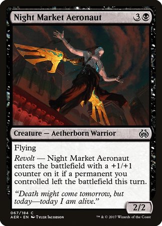 Night Market Aeronaut [Aether Revolt] | Arkham Games and Comics