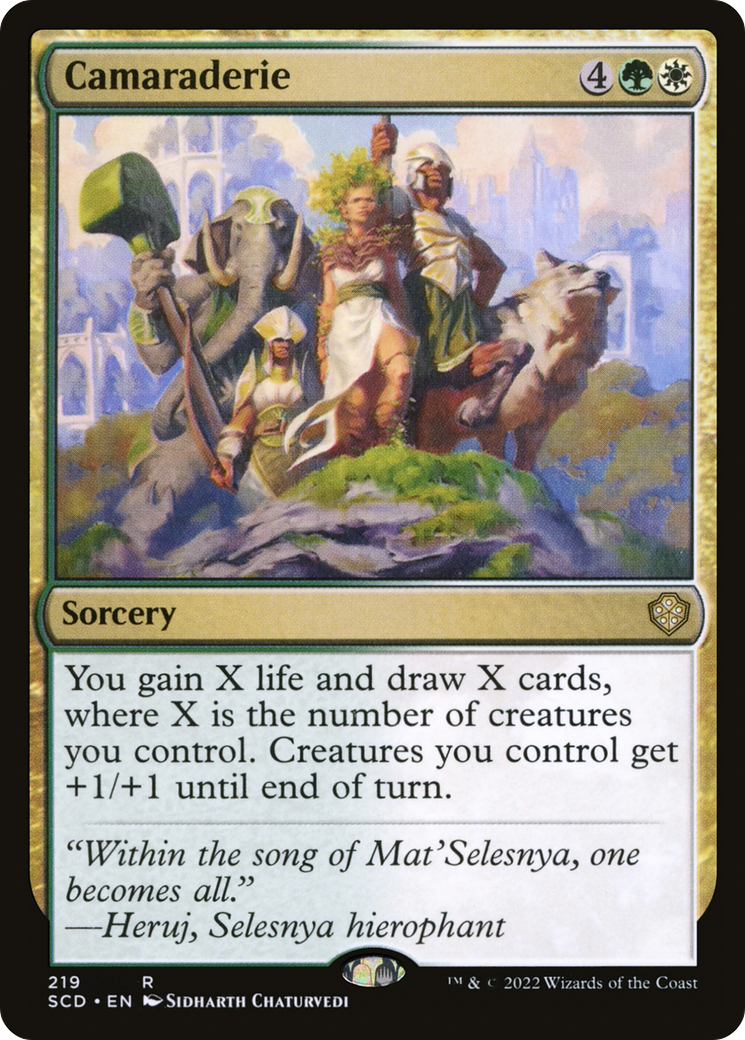 Camaraderie [Starter Commander Decks] | Arkham Games and Comics