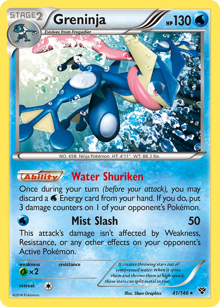 Greninja (41/146) (Cosmos Holo) (Blister Exclusive) [XY: Base Set] | Arkham Games and Comics