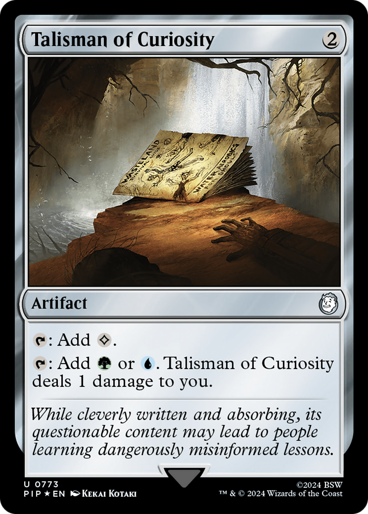 Talisman of Curiosity (Surge Foil) [Fallout] | Arkham Games and Comics