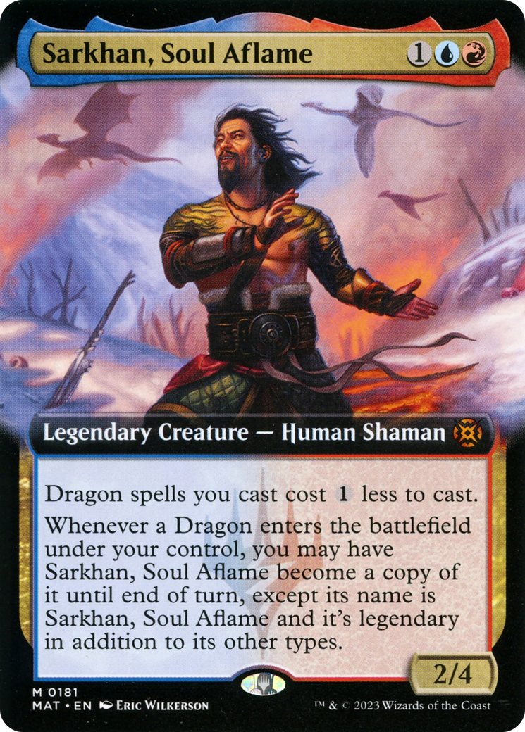 Sarkhan, Soul Aflame (Extended Art) [March of the Machine: The Aftermath] | Arkham Games and Comics