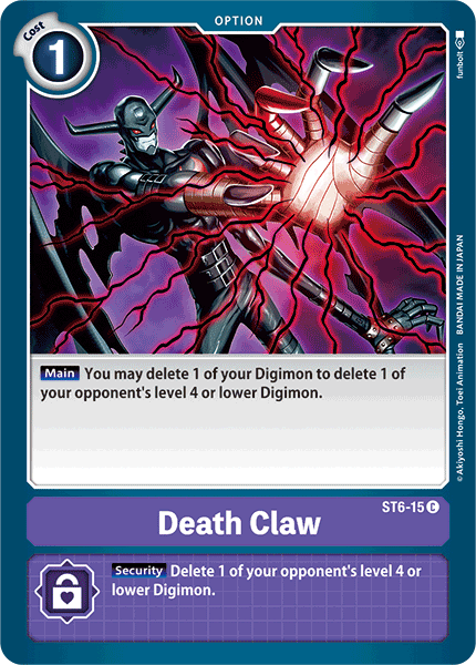 Death Claw [ST6-15] [Starter Deck: Venomous Violet] | Arkham Games and Comics