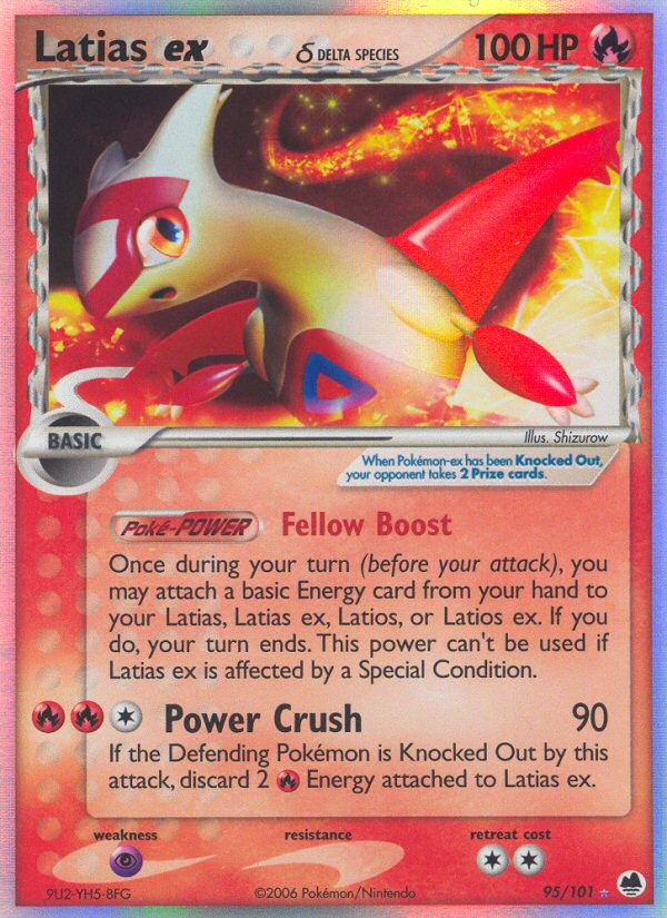 Latias ex (95/101) (Delta Species) [EX: Dragon Frontiers] | Arkham Games and Comics