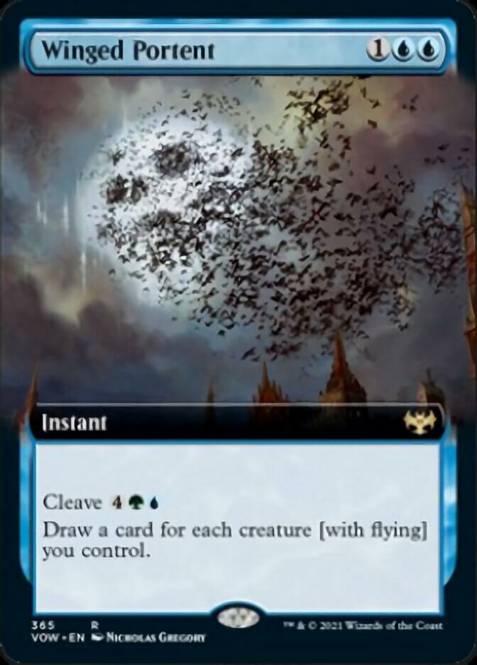 Winged Portent (Extended) [Innistrad: Crimson Vow] | Arkham Games and Comics