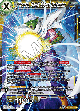 Piccolo, Spirit Boost Defender (EX18-01) [Namekian Boost] | Arkham Games and Comics