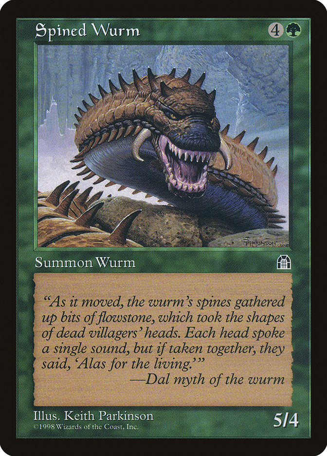 Spined Wurm [Stronghold] | Arkham Games and Comics