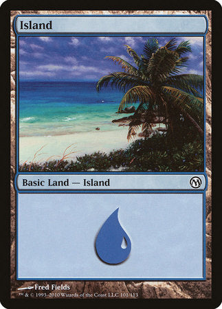 Island (101) [Duels of the Planeswalkers] | Arkham Games and Comics