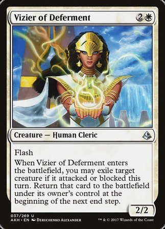 Vizier of Deferment [Amonkhet] | Arkham Games and Comics