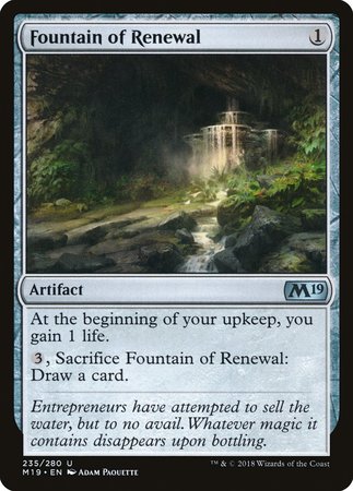 Fountain of Renewal [Core Set 2019] | Arkham Games and Comics